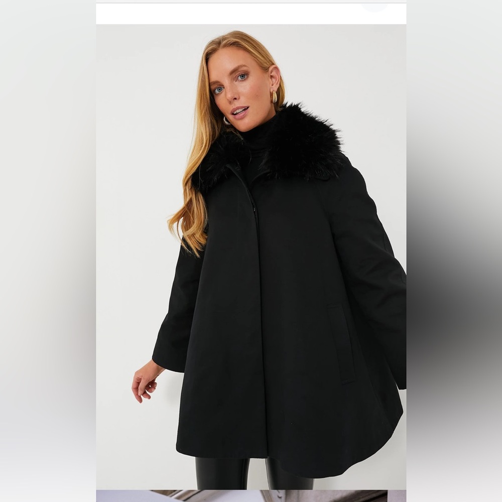 Tuckernuck-Fur Collar Cecile Swing Cape